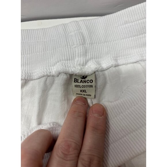 Blanco‎ White wide leg gauze like pants (XXL) - Picture 7 of 10